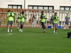 Una imagen del primer entrenamiento del Numancia 2020-2021. /SN