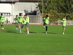 Una imagen del primer entrenamiento del Numancia 2020-2021. /SN