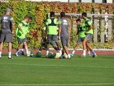 Una imagen del primer entrenamiento del Numancia 2020-2021. /SN