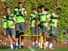 Una imagen del primer entrenamiento del Numancia 2020-2021. /SN