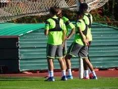 Una imagen del primer entrenamiento del Numancia 2020-2021. /SN