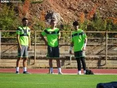 Una imagen del primer entrenamiento del Numancia 2020-2021. /SN
