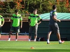 Una imagen del primer entrenamiento del Numancia 2020-2021. /SN