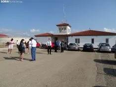 Una imagen de la jornada en el aeródromo de Garray. /SN