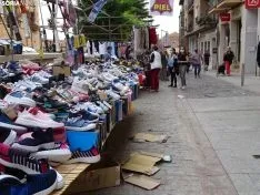 Una imagen del mercadillo este jueves. /SN