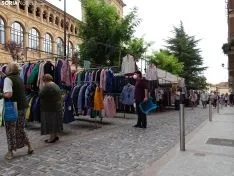 Una imagen del mercadillo este jueves. /SN