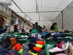 Una imagen del mercadillo este jueves. /SN