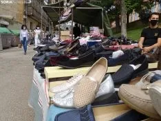 Una imagen del mercadillo este jueves. /SN