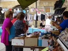Una imagen del mercadillo este jueves. /SN