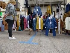 Una imagen del mercadillo este jueves. /SN
