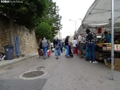 Una imagen del mercadillo este jueves. /SN