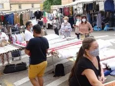 Una imagen del mercadillo este jueves. /SN