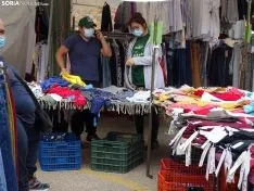 Una imagen del mercadillo este jueves. /SN
