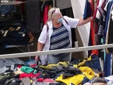Una imagen del mercadillo este jueves. /SN
