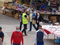 Una imagen del mercadillo este jueves. /SN
