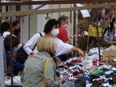 Una imagen del mercadillo este jueves. /SN