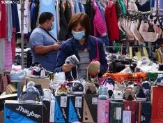 Una imagen del mercadillo este jueves. /SN