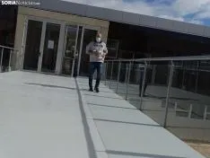 Una de las estancias interiores hoy del edificio de I D i del Campus. /SN