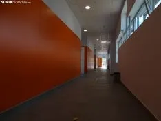 Una de las estancias interiores hoy del edificio de I D i del Campus. /SN