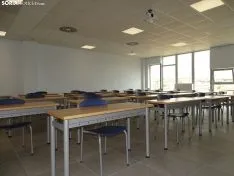 Una de las estancias interiores hoy del edificio de I D i del Campus. /SN