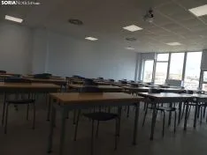 Una de las estancias interiores hoy del edificio de I D i del Campus. /SN
