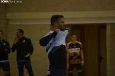 Una imagen del encuentro esta tarde en el pabellón de Los Pajaritos. /SN