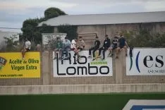 Una imagen del partido en Tarazona. /CDN