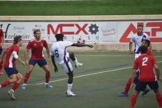 Una imagen del partido en Tarazona. /CDN