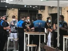 Una imagen de la plaza tras el incendio. /SN