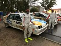 Garmendia y Álvaro durante la prueba. 