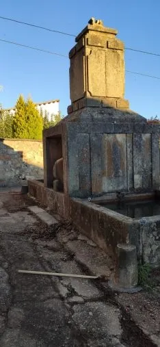 Una imagen del estado actual de la fuente. 