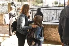 Primer día de cole en el CEIP La Arboleda.