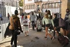 Primer día de cole en el CEIP La Arboleda.