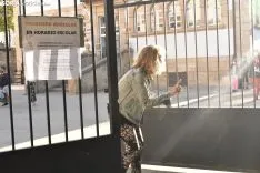 Primer día de cole en el CEIP La Arboleda.