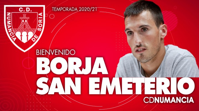 Borja San Emeterio: La nueva incorporación del C.D. Numancia