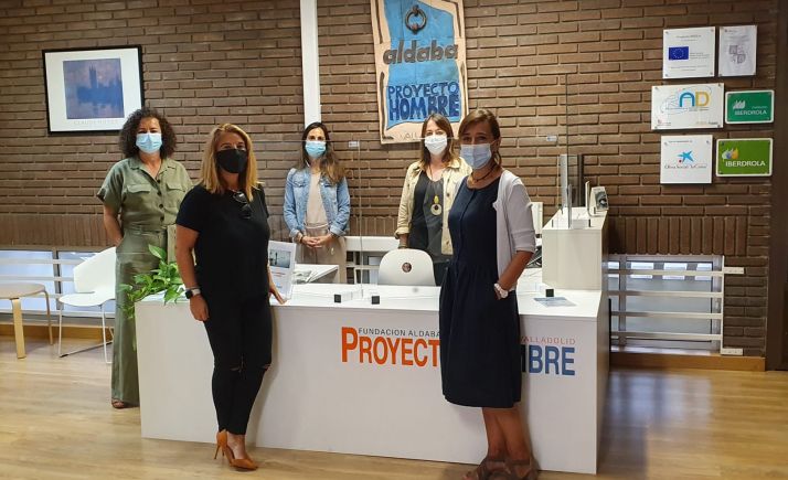 Una imagen de la visita institucional a la sede de la fundación. /Jta.