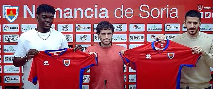 Tamayo y Ronald, los dos nuevos fichajes del C.D. Numancia