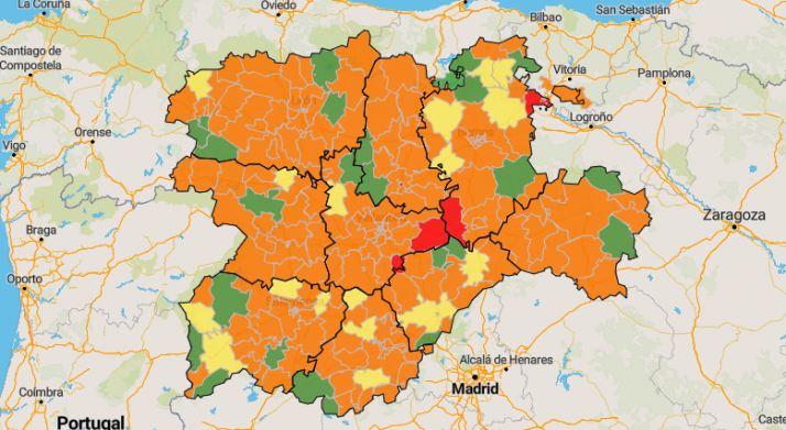 Evolución del coronavirus: Castilla y León ya es la segunda comunidad por número de ingresados en UCI
