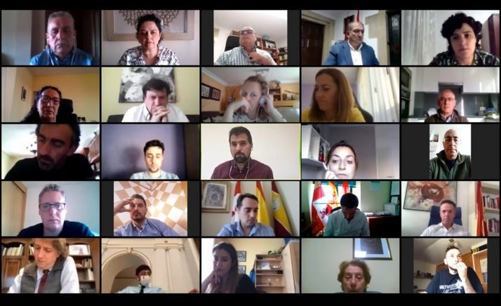 La Permanente del PSCyL celebrada este martes. 