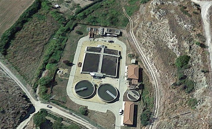Imagen de la EDAR ubicada en Ágreda, que da servicio también a Ólvega. /GM