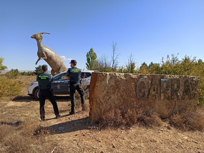 Detenidas tres personas en Garray por 14 delitos de daños y uno de amenazas