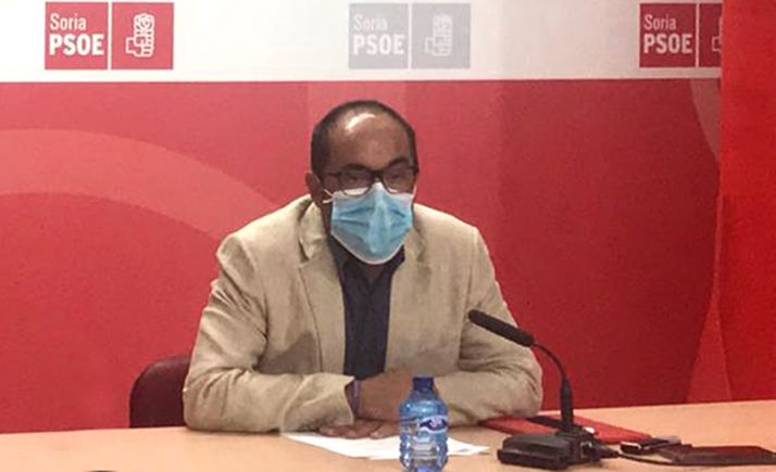 Luis Rey, este miércoles en rueda de prensa. 