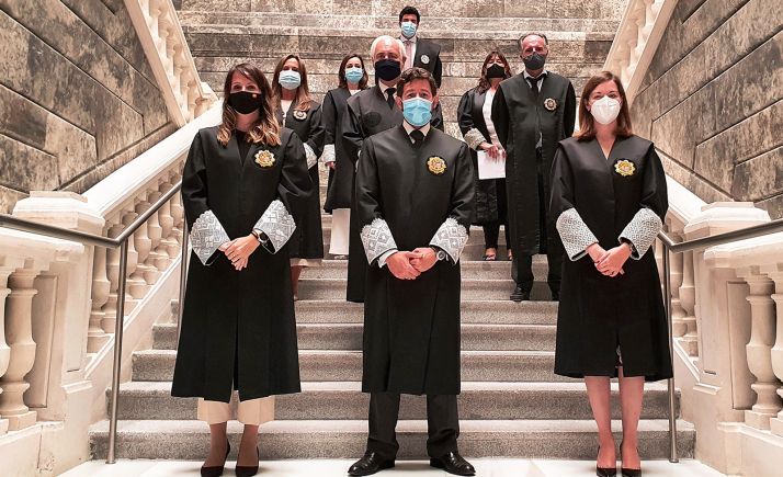 En primer término, los magistrados nombrados ahora. /TSJCyL