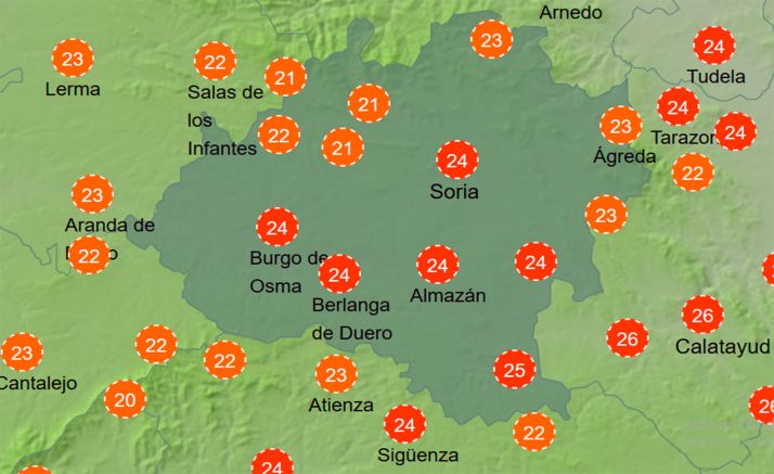 El tiempo en Soria: Mejoran las temperaturas diurnas