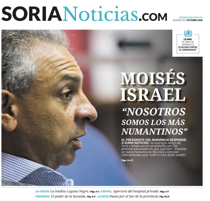 Soria Noticias vuelve a la calle con un rostro protagonista: Moisés Israel