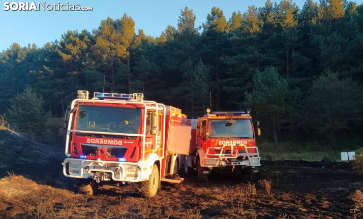 Extintos los incendios de Valtajeros y Alcozar