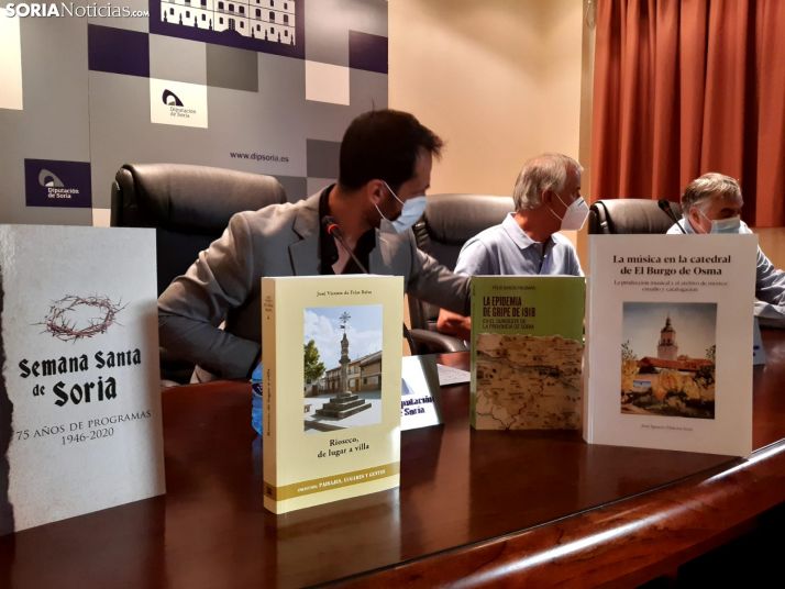 La Diputación presenta cuatro libros como demostración de que la cultura no se para