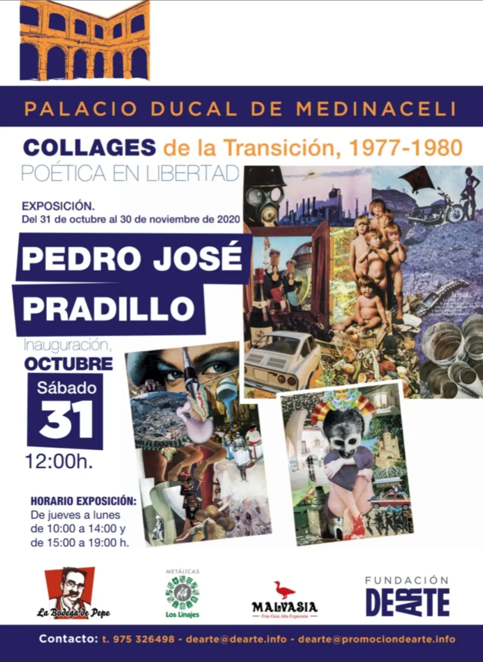 Cartel anunciador de la muestra. 