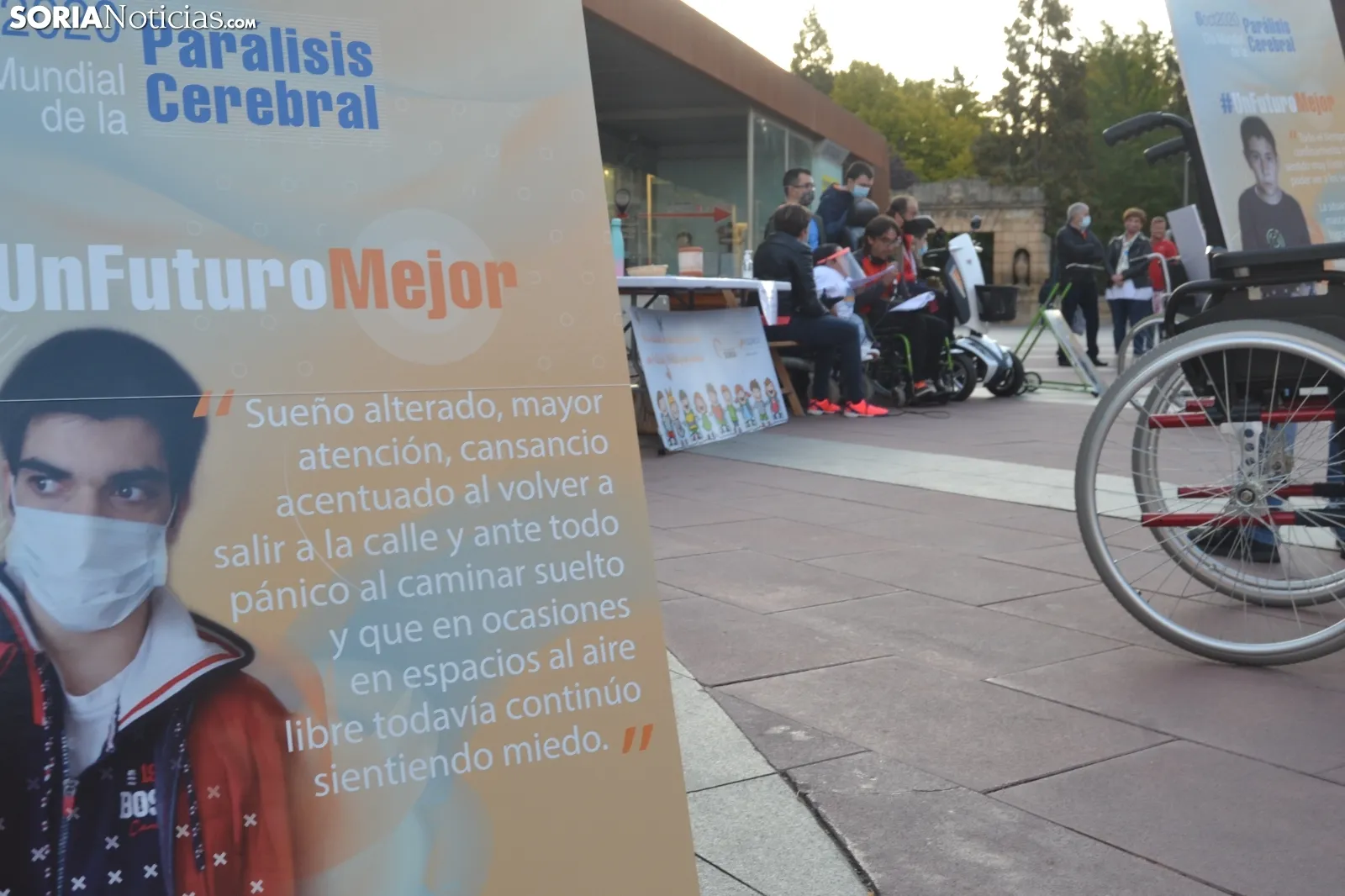 Una imagen de la concentración este martes. /SN