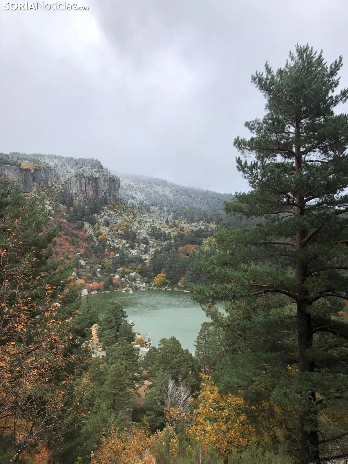 La Laguna Negra de Soria nevada